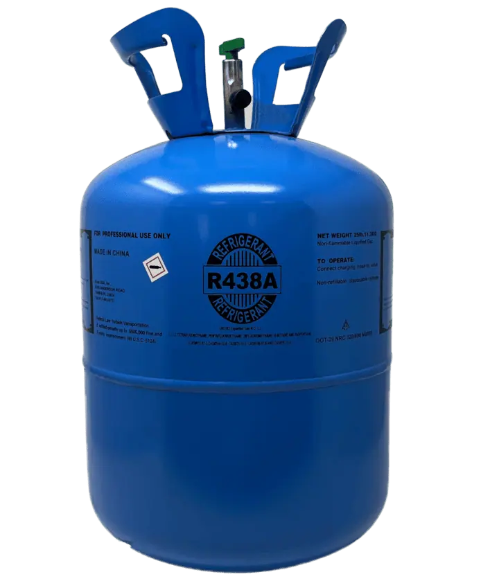 25 lb cylinder of R-438A MO99 refrigerant