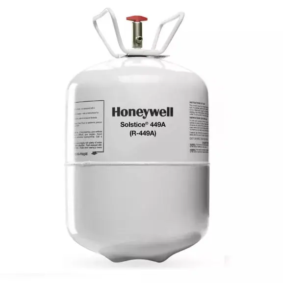 25 lb cylinder of R-449A refrigerant
