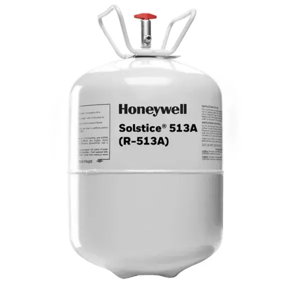 30 lb cylinder of R-513A refrigerant