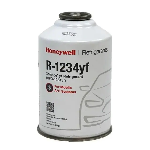 8 oz self-sealing can of Honeywell R-1234yf refrigerant