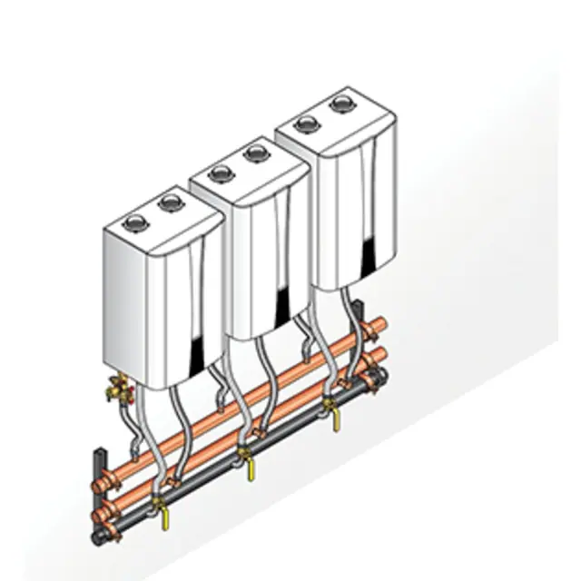 Navien 30019041A Ready-Link three unit manifold