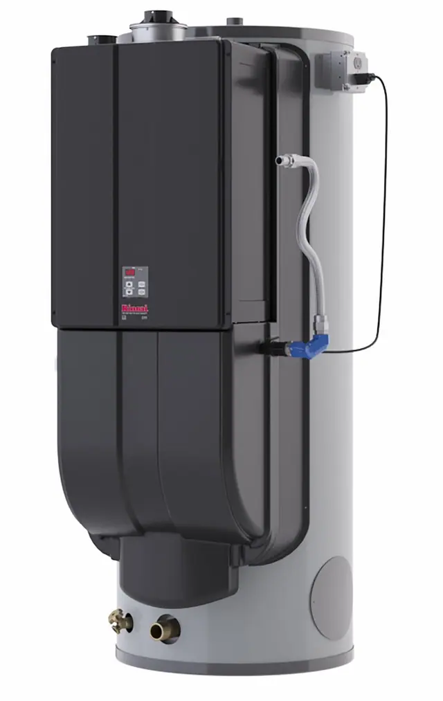 Rinnai CHS19980HCXIN Demand Duo hybrid water heater with 80 gallon tank
