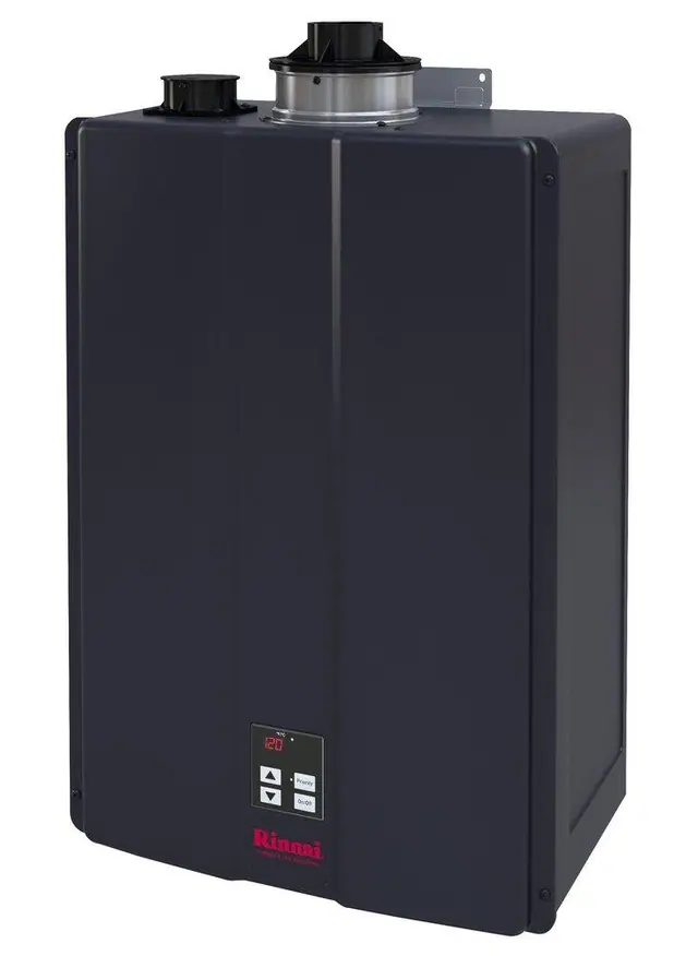 Rinnai Sensei CU199IP indoor propane condensing tankless water heater
