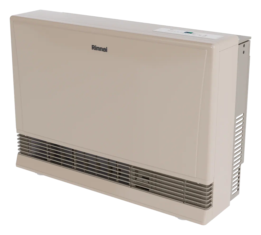 Rinnai EnergySaver EX38DTP beige propane direct vent wall furnace