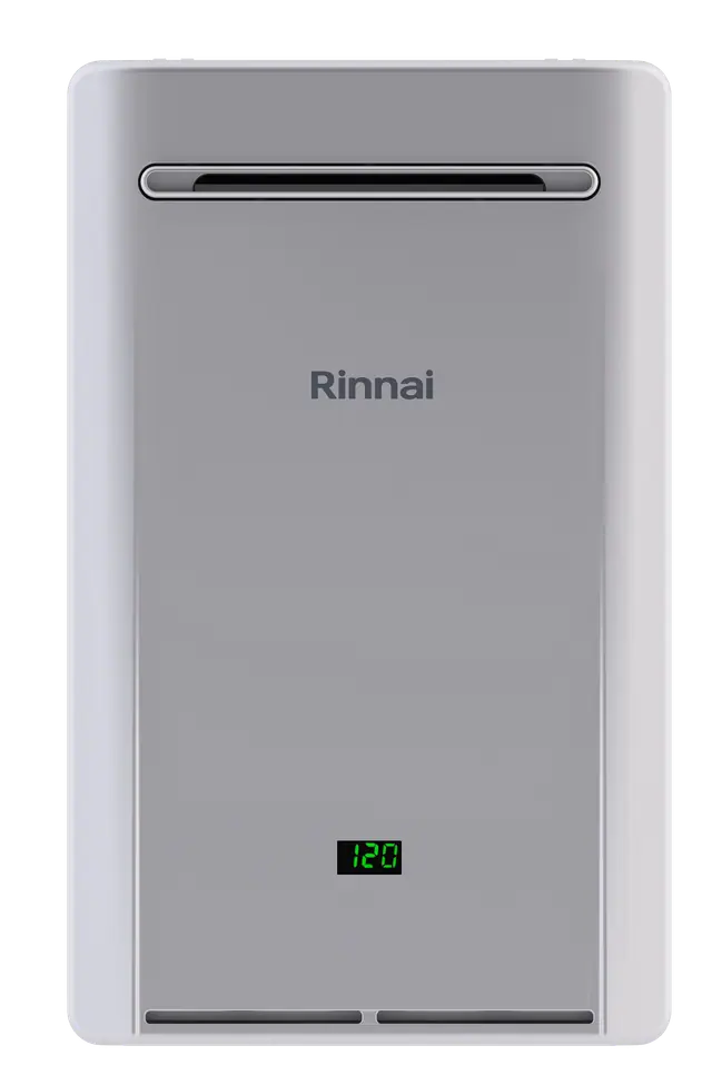 Rinnai RE160eP outdoor propane tankless water heater